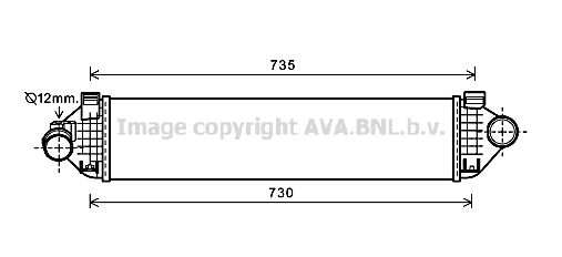 AVA QUALITY COOLING Välijäähdytin FD4474